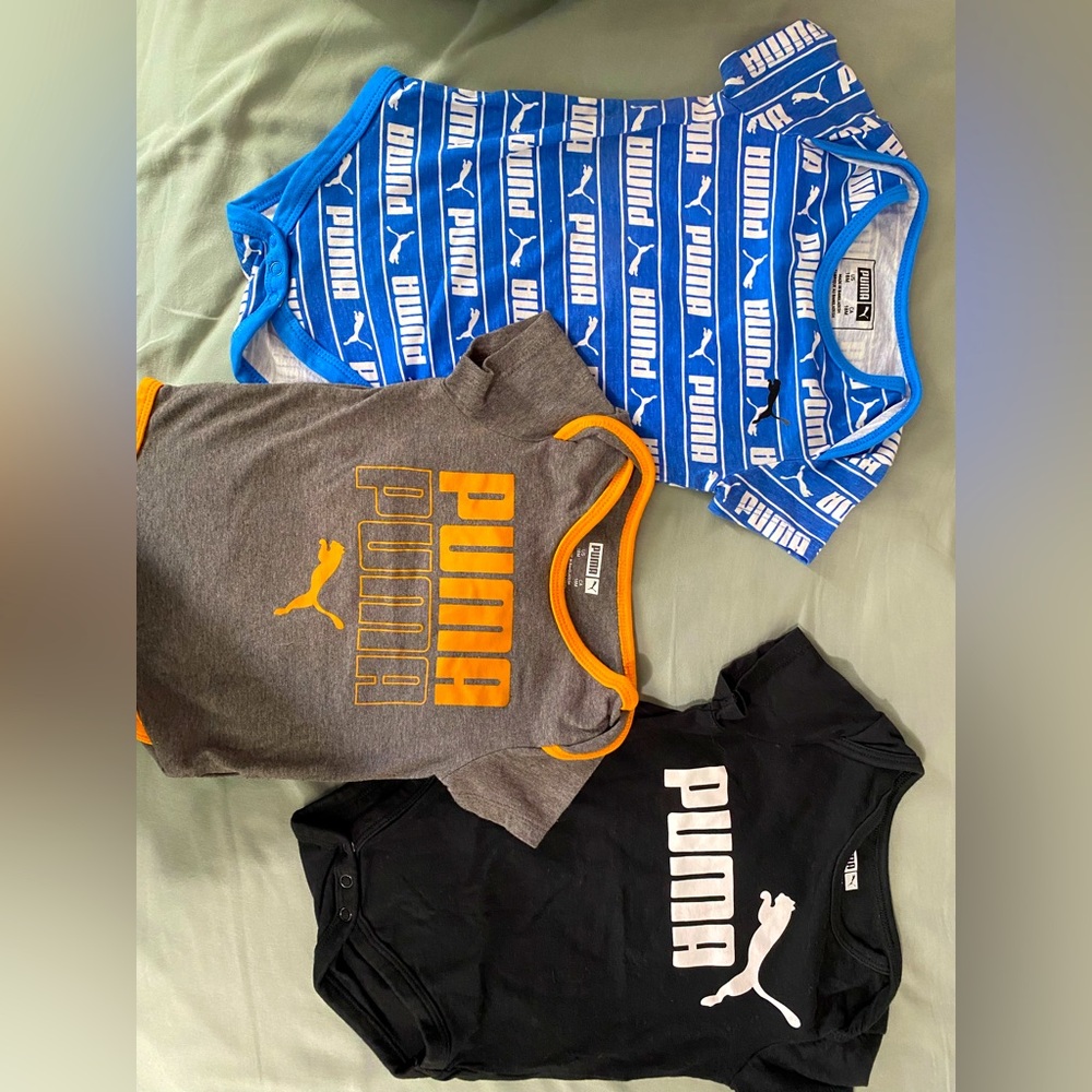 Puma bundle onesies great condition no stains.